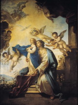 Sant'Anna e la Vergine Bambina - Luca Giordano
